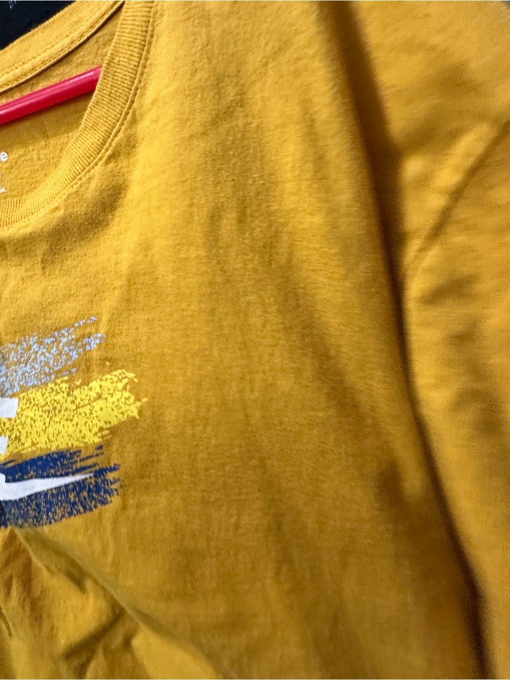 Nike The Nike Tee Graphic T-Shirt Mustard Yellow - Picture 3 of 5